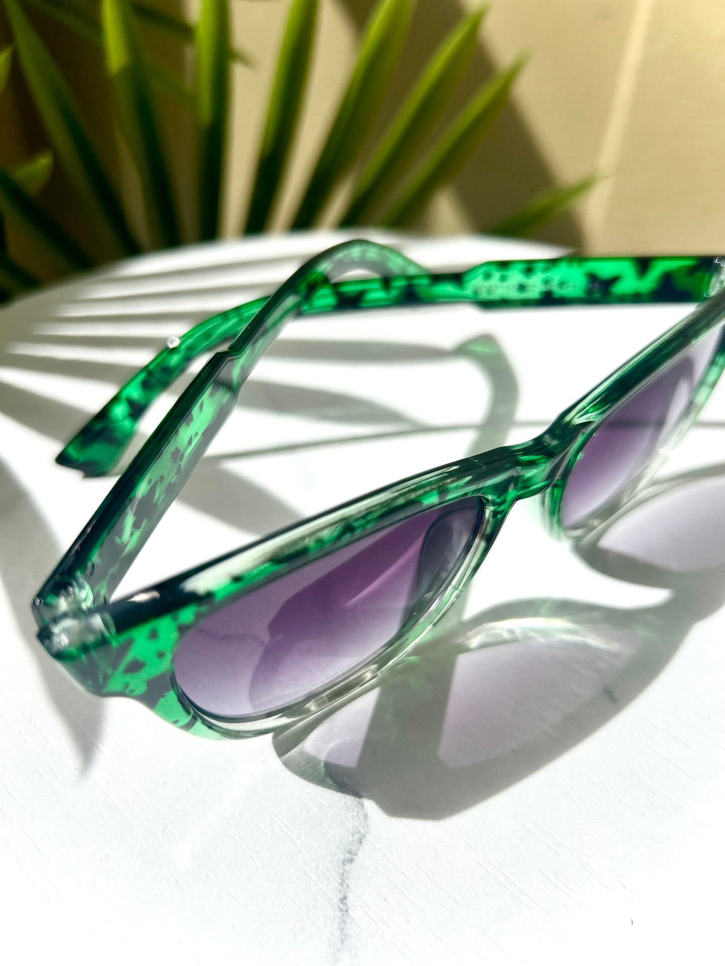 The Rebel Duo – Bold Square Sunglasses in Green Marble & Tortoise Brown | Bad Girl Diaries Eyewear Sunny Shades