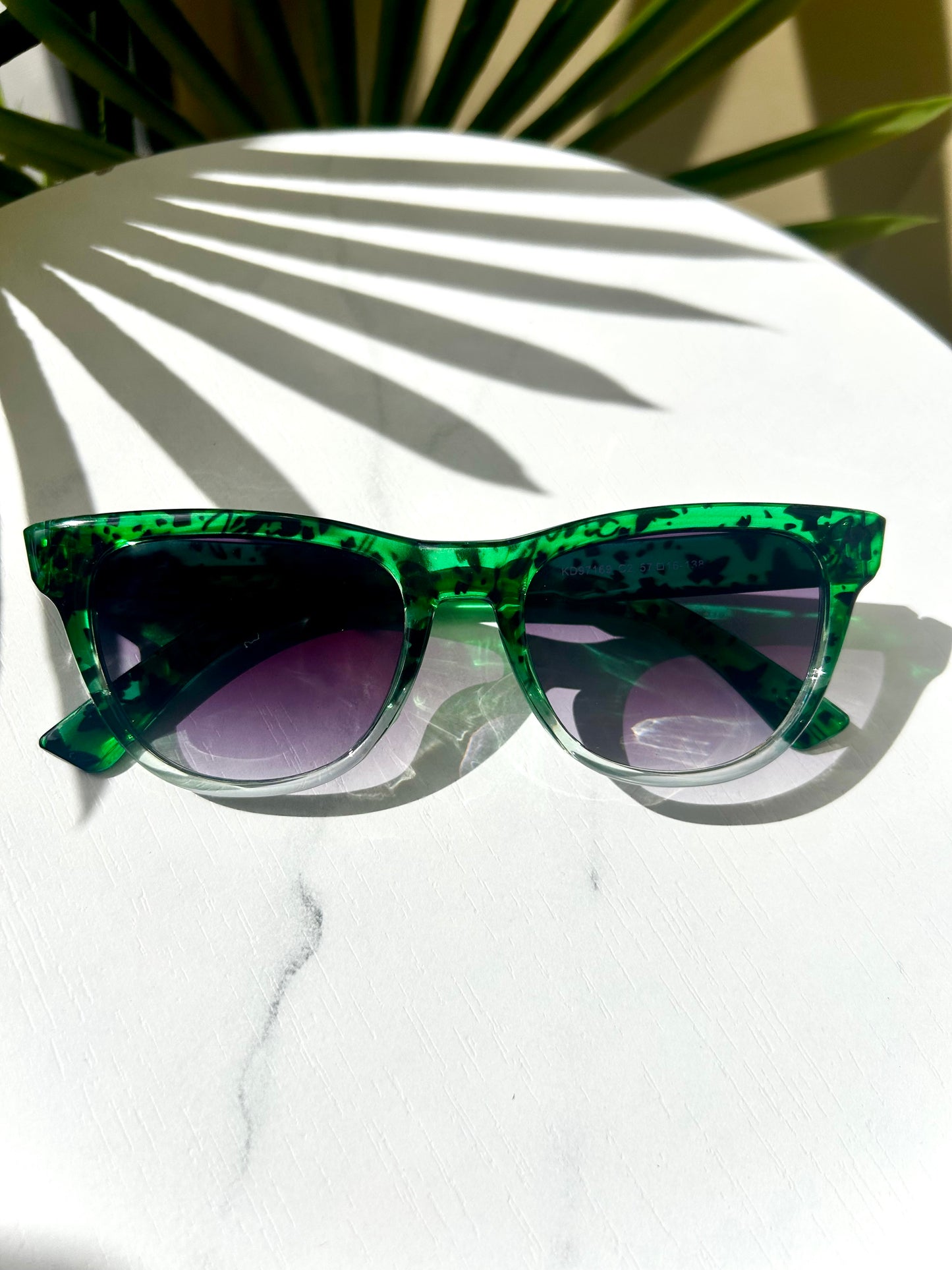 The Rebel Duo – Bold Square Sunglasses in Green Marble & Tortoise Brown | Bad Girl Diaries Eyewear Sunny Shades
