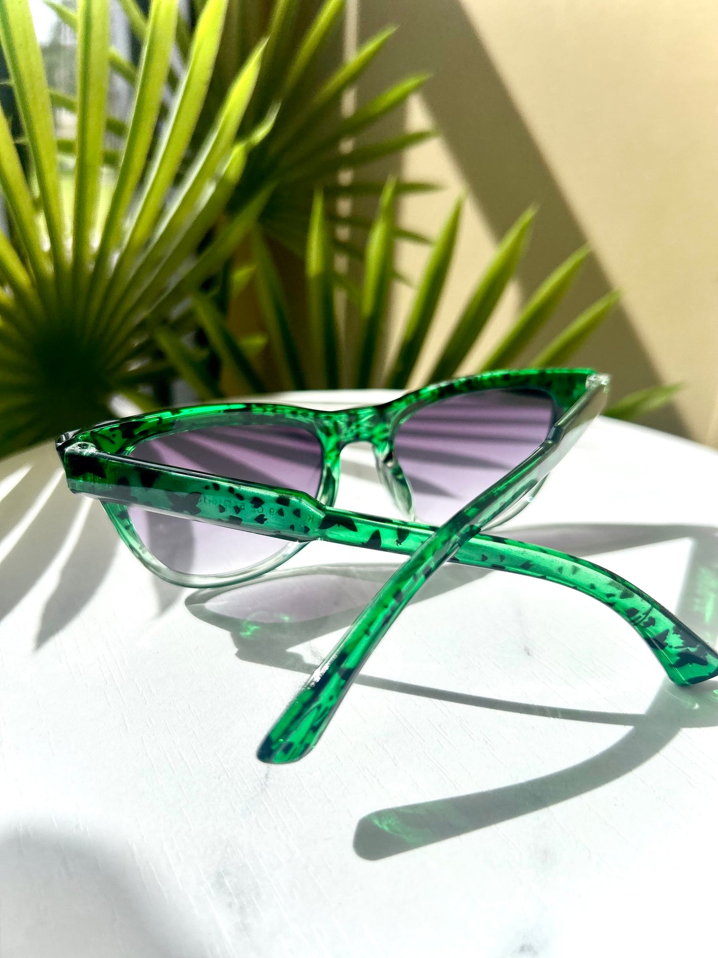 The Rebel Duo – Bold Square Sunglasses in Green Marble & Tortoise Brown | Bad Girl Diaries Eyewear Sunny Shades