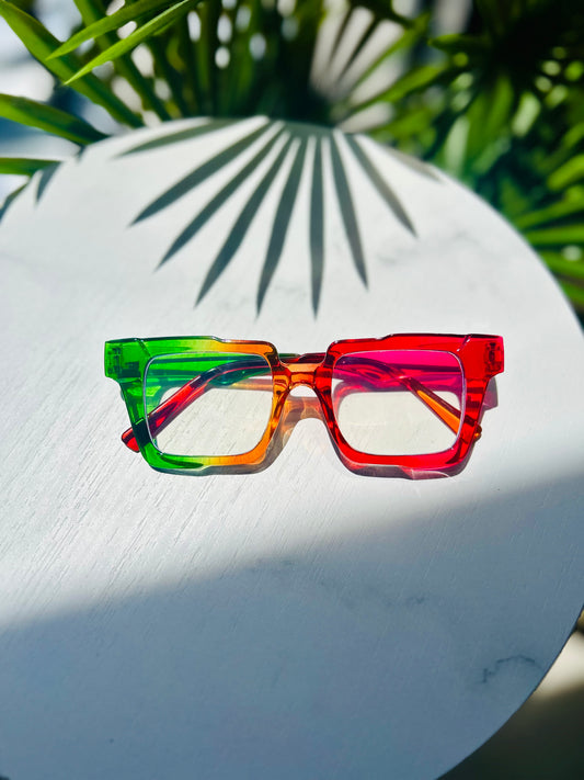 Rainbow Rebel - Bold, Loud, Sassy, & Unapologetic Square Glasses