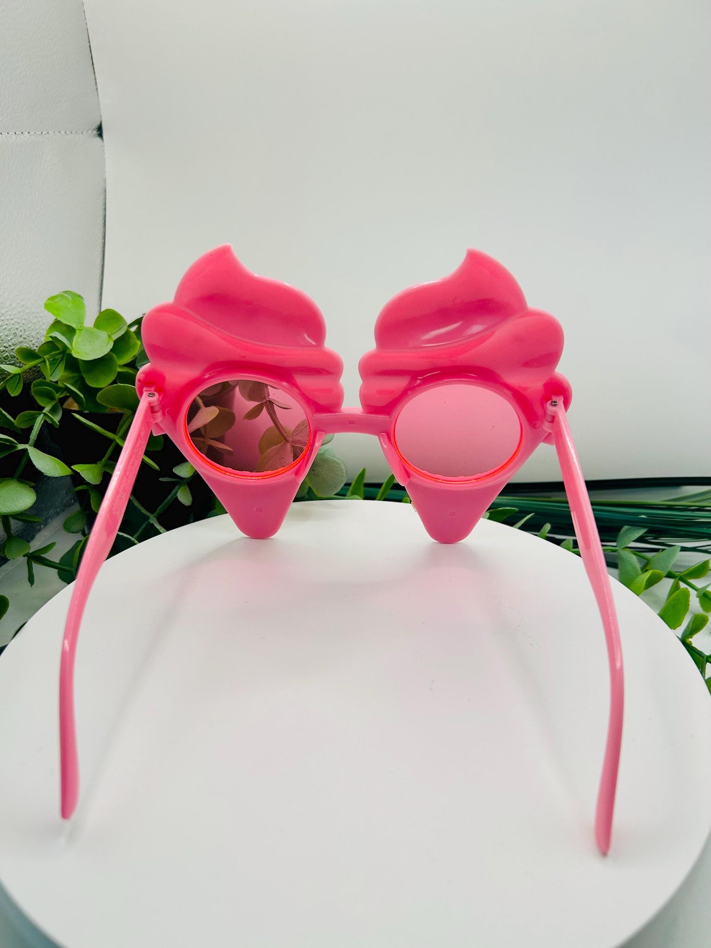 Sundae Funday Ice Cream Popsicle Novelty Sunglasses Fun Summer Party Shades Festival Carnival Bachelorette Birthday Cruise Vacation Funny