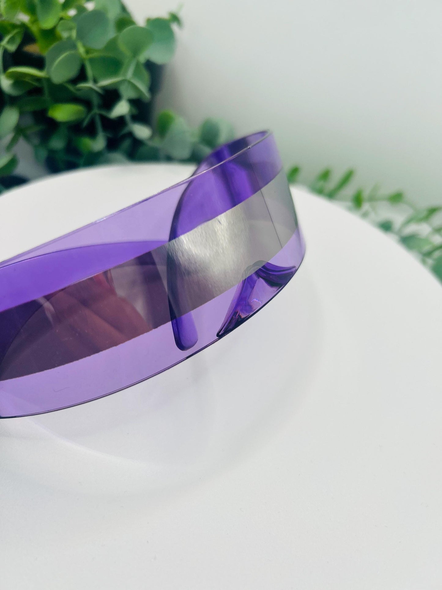 Ultraviolet Vixen Shield Sunglasses Oversized Futuristic Wraparound Visor Shades Festival Fashion Bold Purpl Statement Sunnies Barbiecore UV