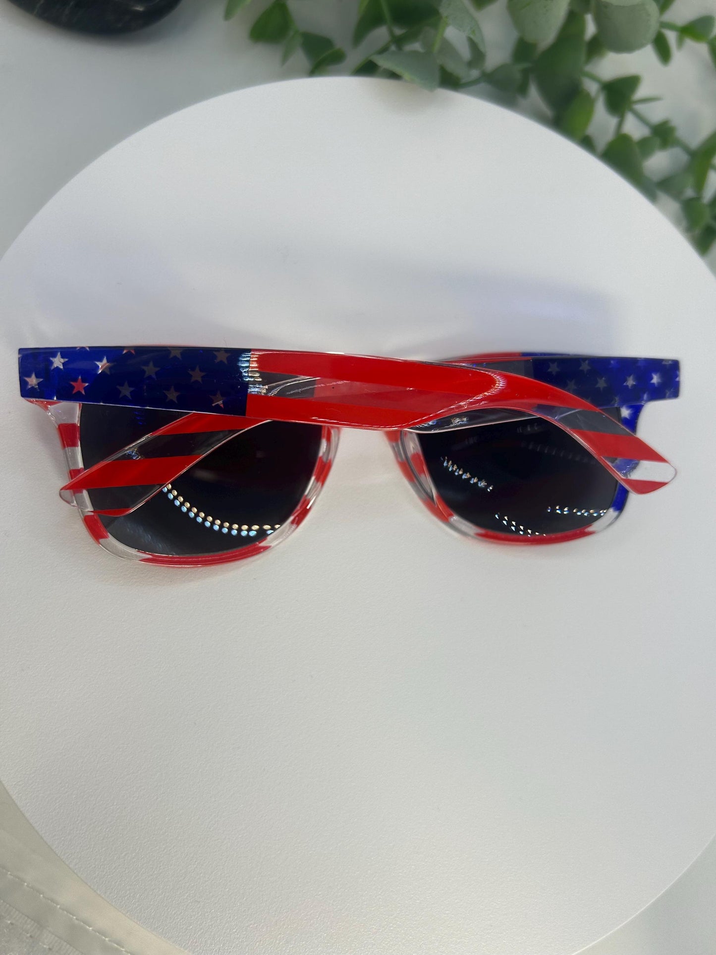 Star-Spangled Baddie|Patriotic American Flag 4th July Sunglasses Red White & Blue Summer USA Shades Bold UV Sun Protection Statement Eyewear