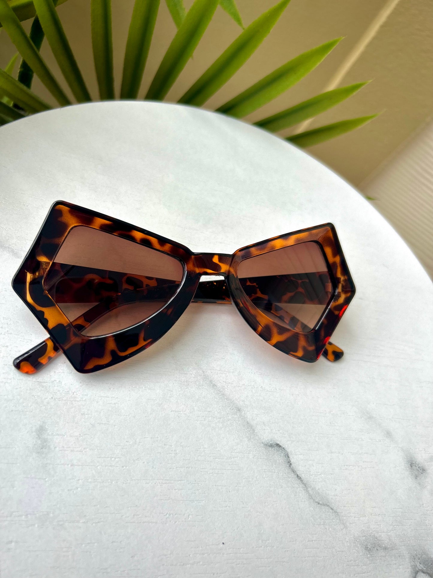 Bold Geometric Sunglasses – Oversized Statement Shades in 4 Colors
