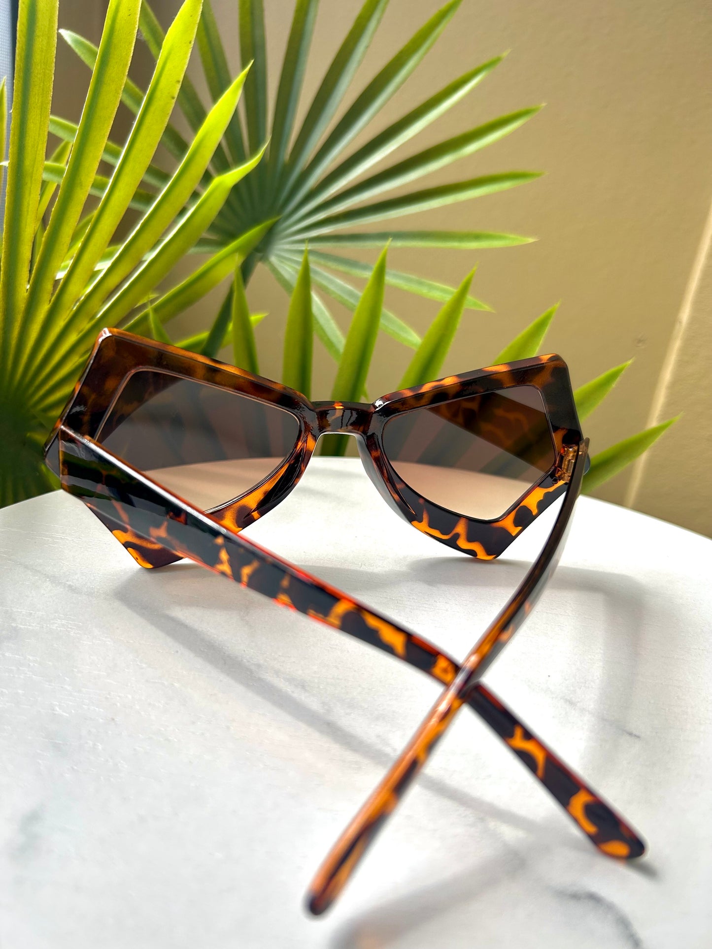 Bold Geometric Sunglasses – Oversized Statement Shades in 4 Colors