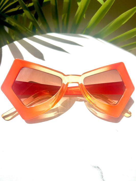 Bold Geometric Sunglasses – Oversized Statement Shades in 4 Colors